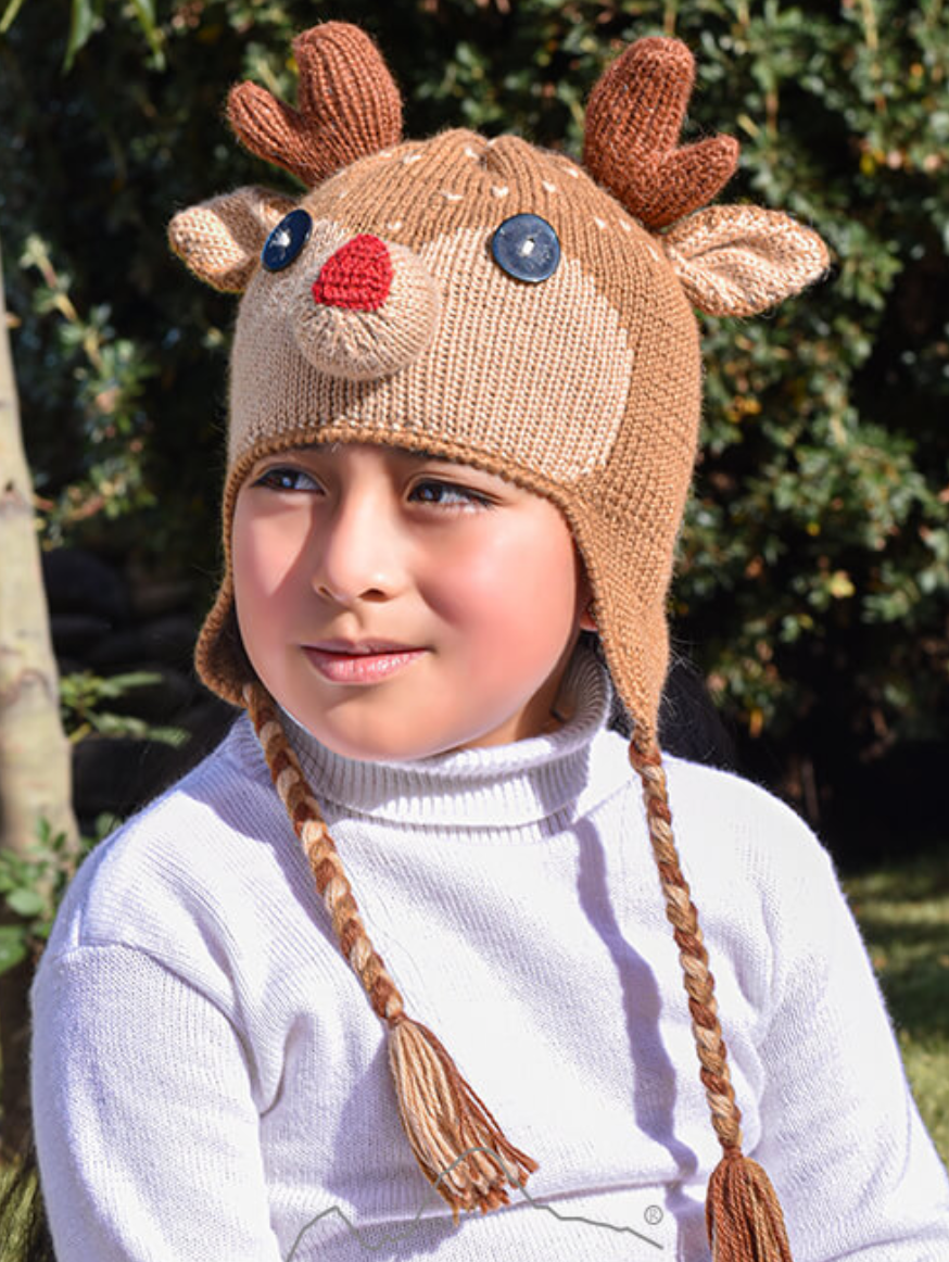 Kids deer hat crystal lake alpaca boutique